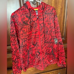 Pro Player Red and Black Graphic Hoodie GOAT New Men’s Medium